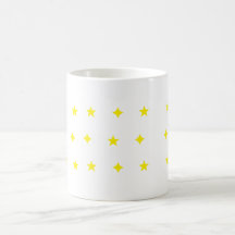 Elegant Star & Sparkle Pattern Mug