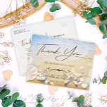Elegant Starfish Tropical Beach Wedding Thank You Postcard<br><div class="desc">Express your gratitude in style with this Elegant Starfish Tropical Beach Wedding Thank You Postcard. Featuring a refined starfish design and soft ocean-inspired tones, this postcard perfectly captures the beauty of a tropical seaside celebration. Whether you're hosting a destination wedding or a coastal-themed bridal event, this card offers a thoughtful...</div>