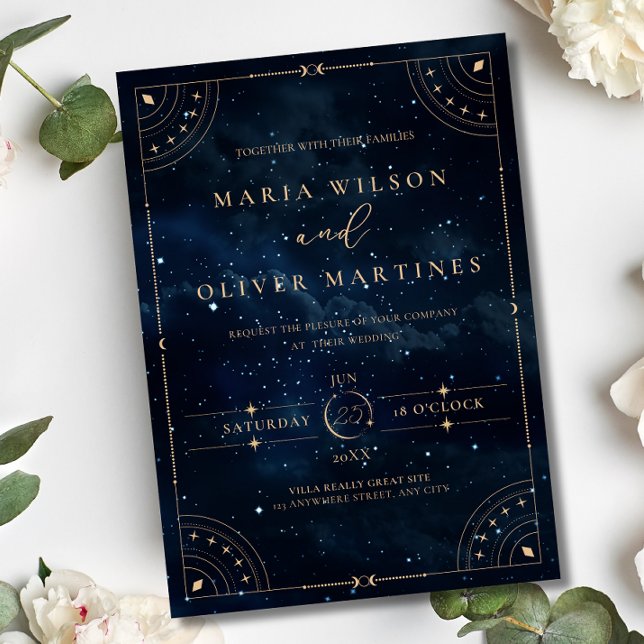 Elegant Starry night Wedding Celestial Wedding  (Creator Uploaded)