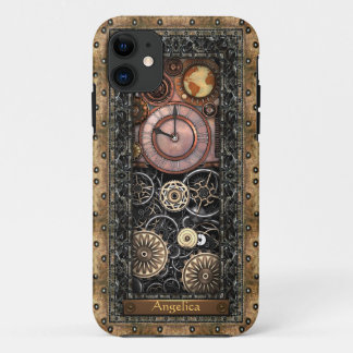 Elegant Steampunk Customisable iPhone 11 Case