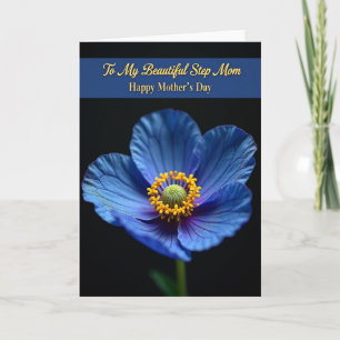 Elegant Step Mum Mothers Day Card