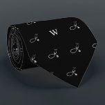 Elegant Stethoscope Doctor Gift Monogrammed Black Tie<br><div class="desc">Introducing our Stethoscope Silhouette Tie – a sophisticated nod to the dedication and expertise of doctors, nurses, and medical professionals. This tie isn't just an accessory; it's a visual tribute to the heartbeat of healthcare, making it an ideal gift for medical students, healthcare practitioners, and those in the noble profession...</div>