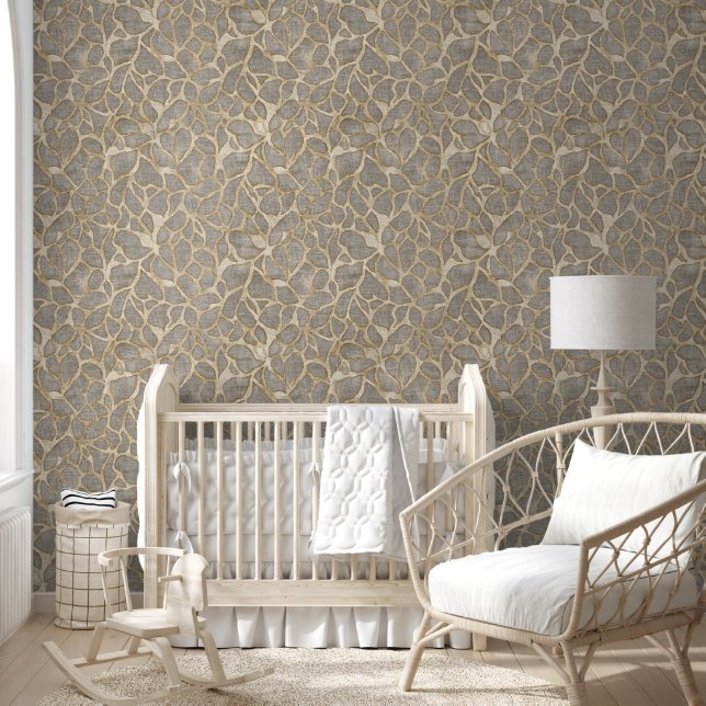 Elegant Stone and Grey Oval Wallpaper (Kids)