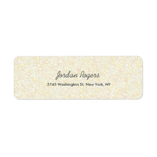 Elegant Stone Wall Pattern Professional Modern Return Address Label