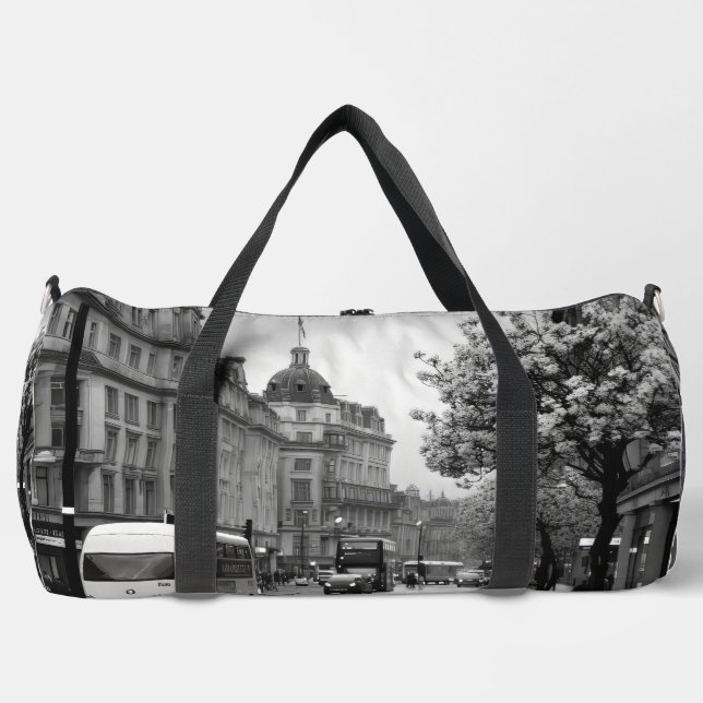 Elegant Street View  Duffle Bag (Front)