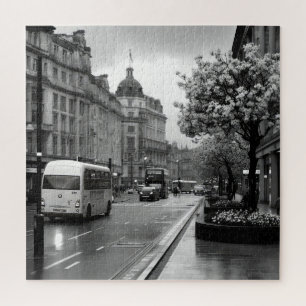 Elegant Street View  Jigsaw Puzzle