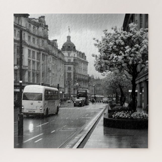 Elegant Street View  Jigsaw Puzzle (Vertical)