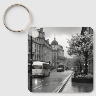 Elegant Street View Key Ring