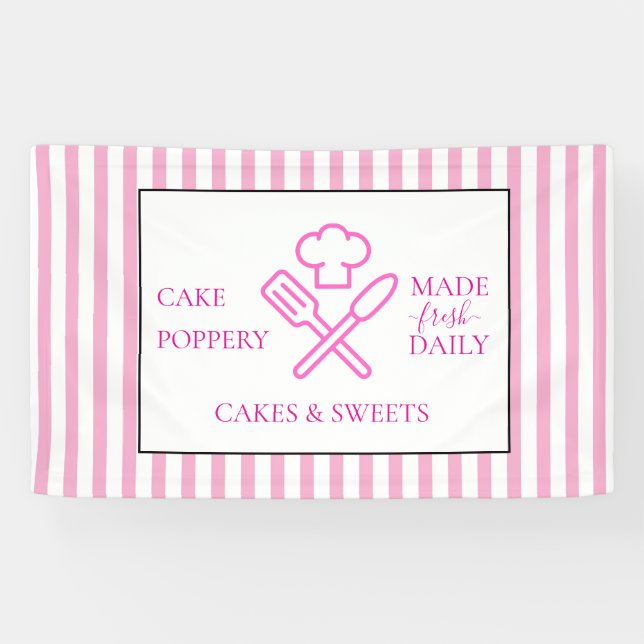 Elegant Striped Banner (Horizontal)