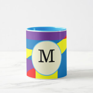 Elegant Stripes Colourful Pattern Mug