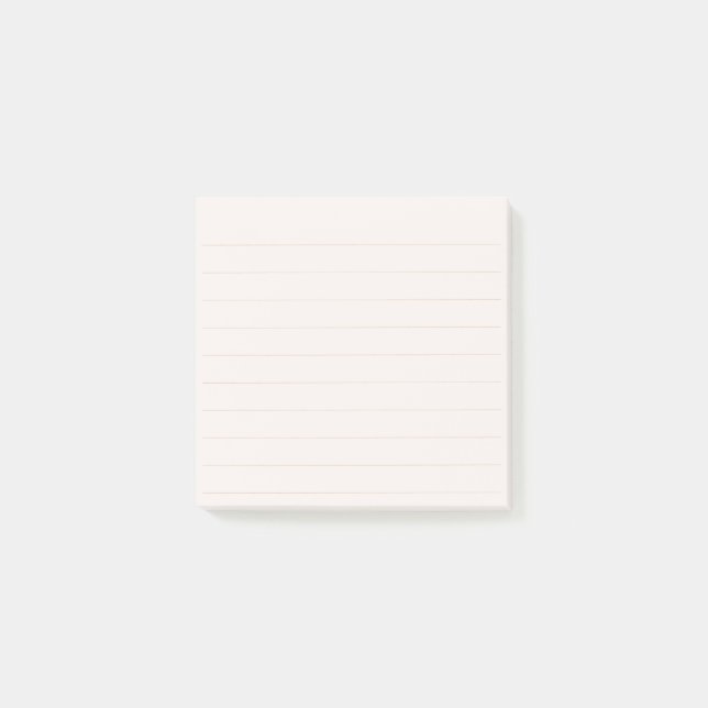 Elegant Style Lined Post-it Notes (Front)