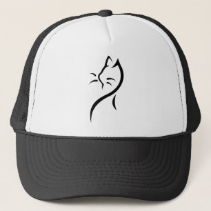 Elegant stylised cat cap