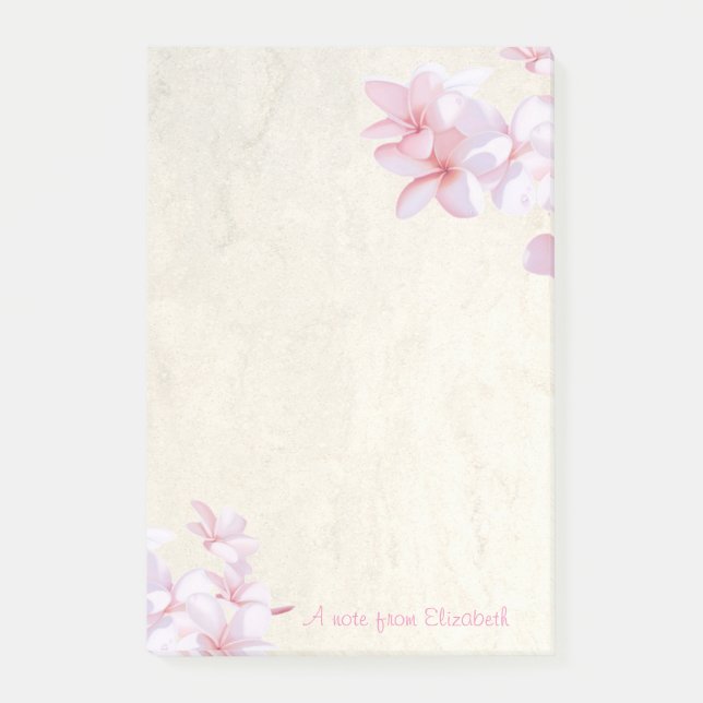 Elegant Stylish ,Cherry Tree Post-it Notes (Front)