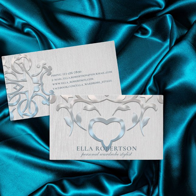 Elegant Stylish Fancy Personal Wardrobe Stylist Business Card (Creator Uploaded)