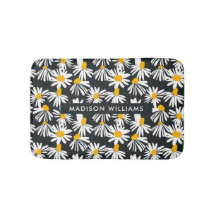 Elegant Stylish Flowers Minimalist  Bath Mat