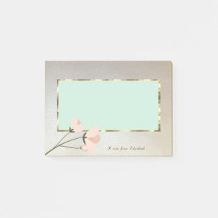Elegant Stylish,Frame,Flower Post-it Notes