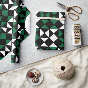 Elegant Stylish Geometric Pattern Wrapping Paper