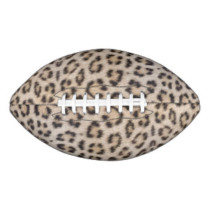 Elegant stylish leopard cheetah fur animal print football