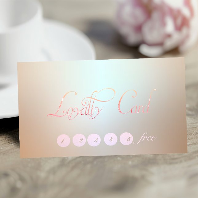 Elegant Stylish,Luminous   Loyalty Card (Creator Uploaded)
