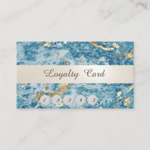 Elegant Stylish Marble Loyalty Card