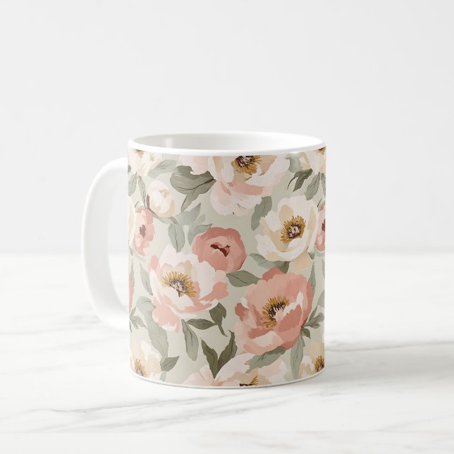 Elegant Stylish Modern Beautiful for Her Coffee Mug (Front Left)
