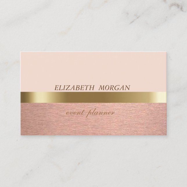 Elegant  Stylish Professional Minimalist Business Card (Front)