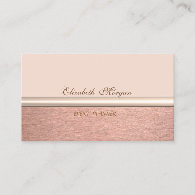 Elegant  Stylish Professional Minimalist Business Card (Front)