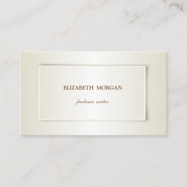 Elegant Stylish  Simple, Minimalist Business Card (Front)