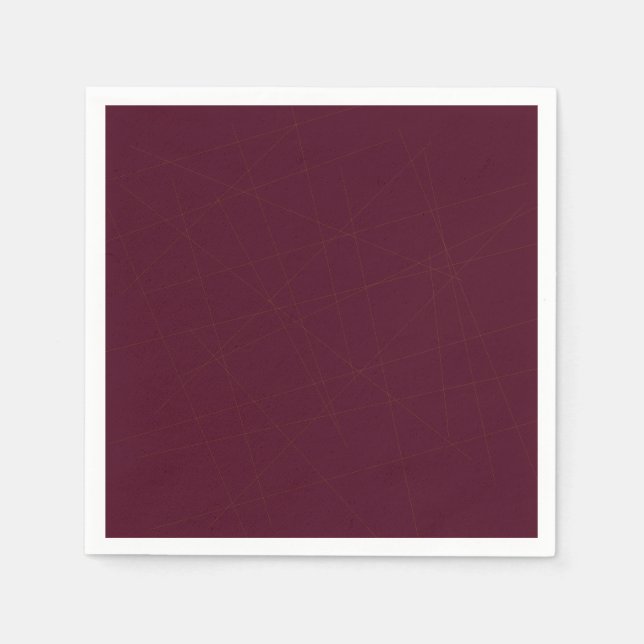 Elegant stylish solid dark purple burgundy napkin (Front)