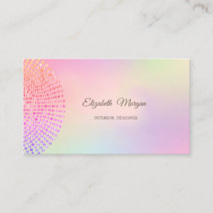 Elegant Stylish Trendy Professional Dots Business Card