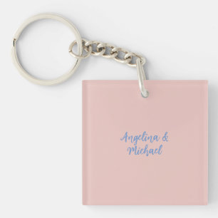 Elegant Stylish Trendy Unique Names Calligraphy Key Ring