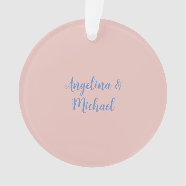 Elegant Stylish Trendy Unique Names Calligraphy Ornament (Front)