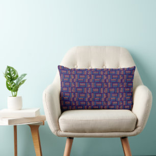  Elegant Stylish Zigza  Lumbar Cushion