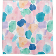 Elegant & Subtle Abstract Shower Curtain