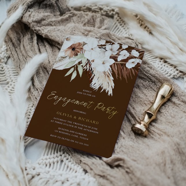 Elegant Summer & Fall Boho Floral Engagement Party (Creator Uploaded)