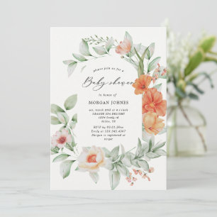 Elegant Summer Garden Floral Baby Shower