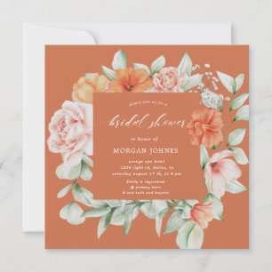 elegant summer garden floral Bridal Shower