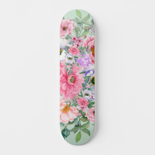 Elegant Summer Garden Florals Skateboard