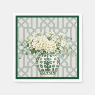 Elegant Summer Garden Soirée Floral   Napkin