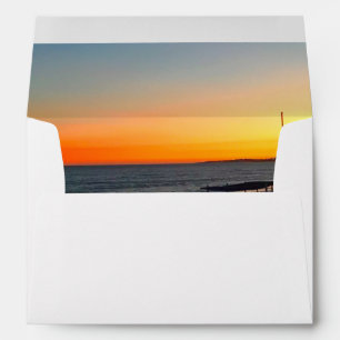 Elegant Summer Ocean Sunset Tropical Beach Hawaii Envelope