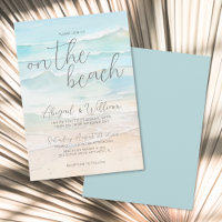 Elegant Summer On The Beach Wedding
