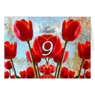 elegant summer red tulips floral country wedding