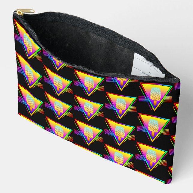 Elegant Summer Retro Ice Drop Accessory Pouch (Open)