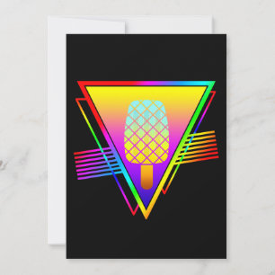 Elegant Summer Retro Ice Drop Invitation