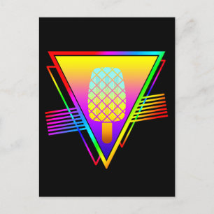 Elegant Summer Retro Ice Drop Postcard