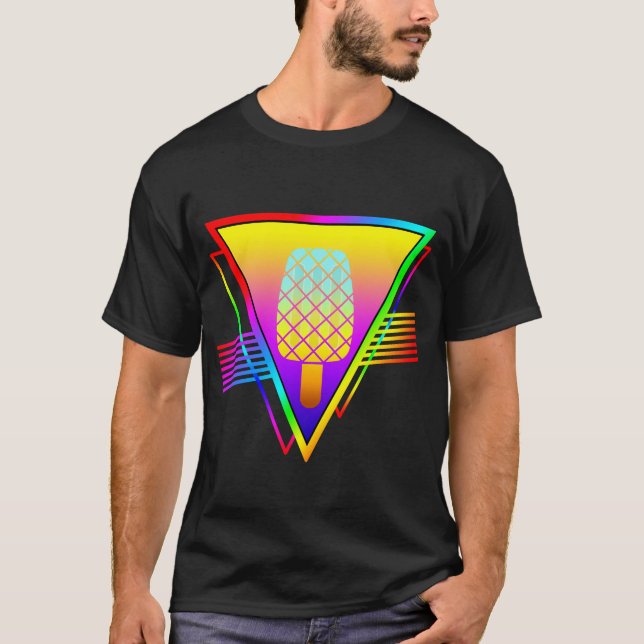 Elegant Summer Retro Ice Drop T-Shirt (Front)