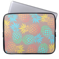 elegant summer tropical colourful pineapple