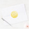 Elegant Sunflower Yellow Envelope Seals