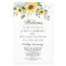 Elegant Sunflowers Floral Wedding Ceremony Program