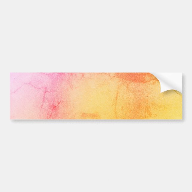 Elegant Sunset Gradient Bumper Sticker (Front)